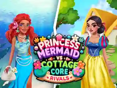 Gêm Princess Cottage Core vs Mermaid Core Rivals ar-lein