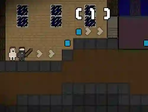 Gêm Baby Noob Vs Heroman 2 Player ar-lein