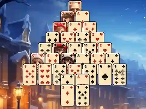 Gêm Christmas Tree Solitaire ar-lein