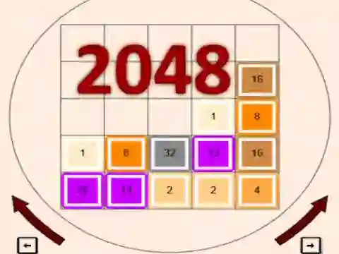 Gêm 2048 ar-lein