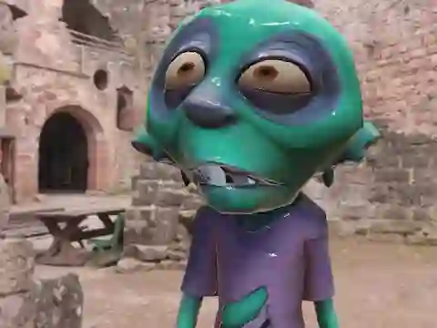 Gêm Funny Faces: Zombies ar-lein