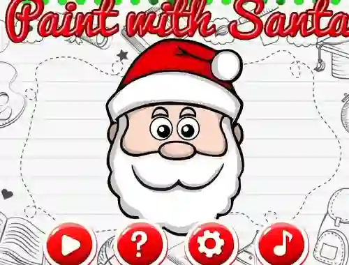Gêm Paint With Santa ar-lein