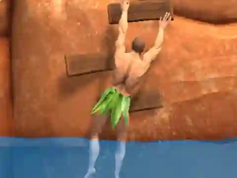 Gêm Ragdoll Rock Climber ar-lein
