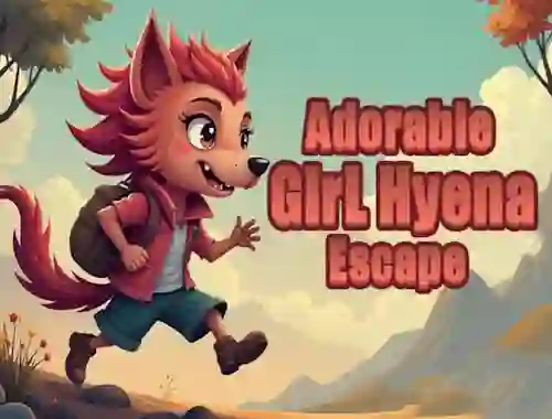 Gêm Adorable Girl Hyena Escape ar-lein