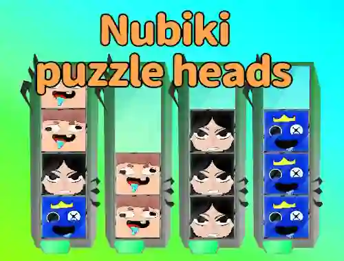 Gêm Nubiki Puzzle Heads ar-lein