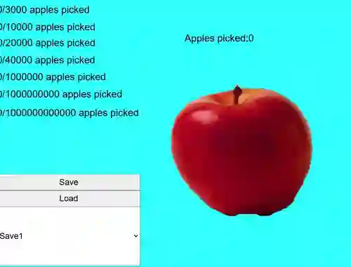Gêm Red Apple Clicker ar-lein
