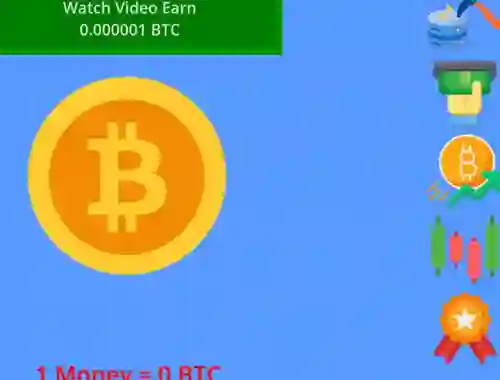 Gêm Bitcoin Clicker Game ar-lein