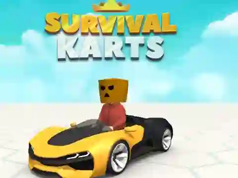 Gêm Survival Karts ar-lein