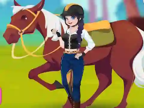 Gêm Girly Equestrian ar-lein