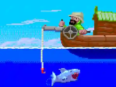 Gêm Dock Fishing ar-lein