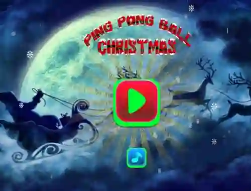 Gêm Ping Pong Ball Christmas ar-lein