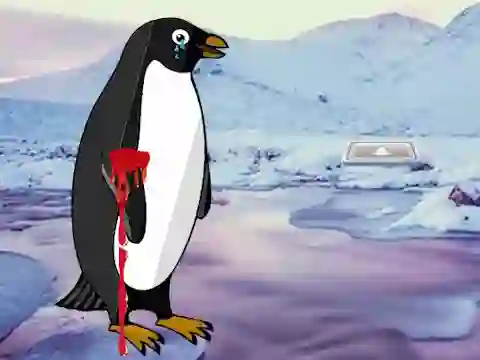 Gêm Heal the Wounded Penguin ar-lein