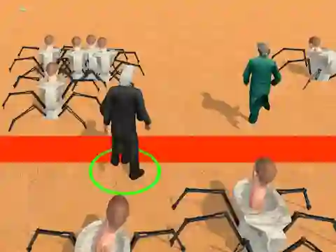 Gêm Cameraman vs Skibidi Survival ar-lein