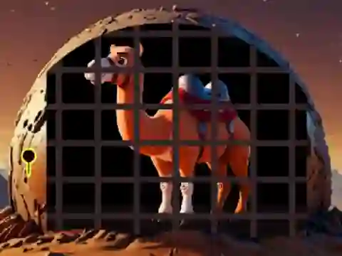 Gêm Caged in the Sands ar-lein