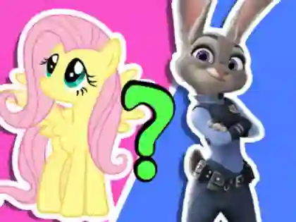 Gêm Kids Quiz: Animal Ladies ar-lein