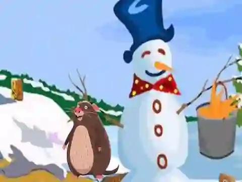 Gêm Couple Escape from Snowy Land ar-lein