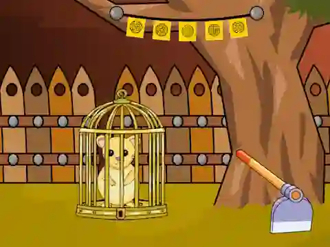 Gêm Cute Hamster Escape from Cage ar-lein
