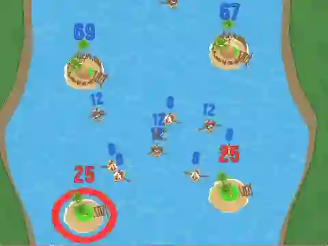 Gêm Battle For The Islands ar-lein