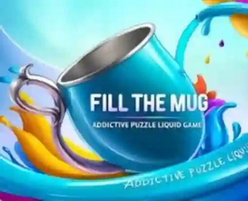 Gêm Fill the Mug Addictive Puzzle Liquid Game ar-lein