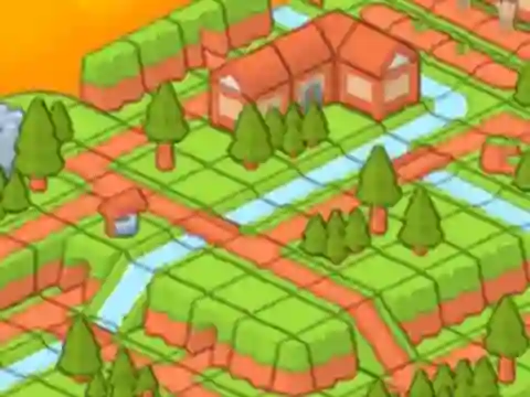 Gêm God's Land: From Block to Island ar-lein