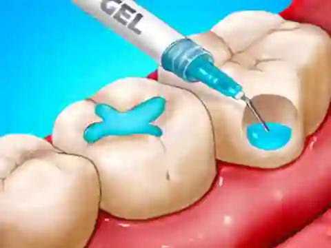 Gêm Incredible Kids Dentist ar-lein