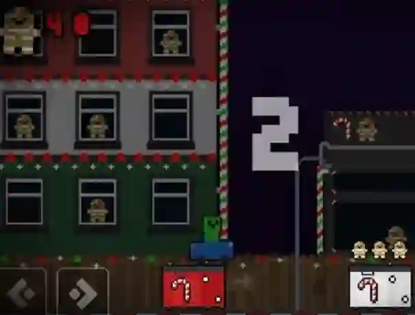 Gêm Santa Car Cookie ar-lein