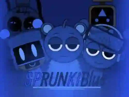 Gêm Sprunki Blue Mod ar-lein