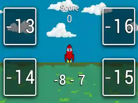 Gêm Rocket Math ar-lein
