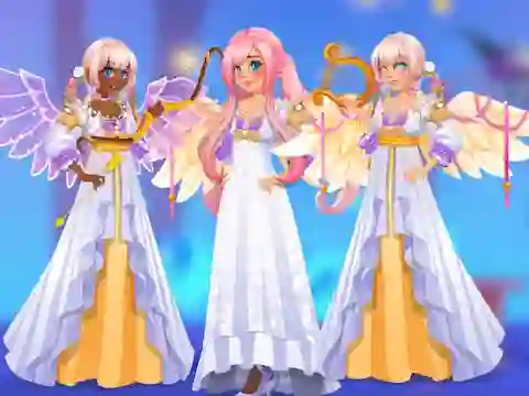 Gêm Girly Angelic Etherial ar-lein
