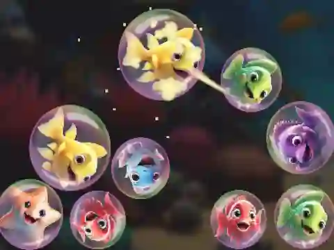 Gêm Merge fish! ar-lein