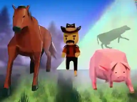 Gêm Farmers Versus Aliens ar-lein