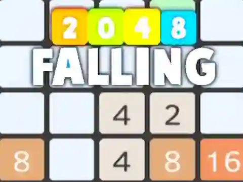 Gêm 2048 Falling ar-lein