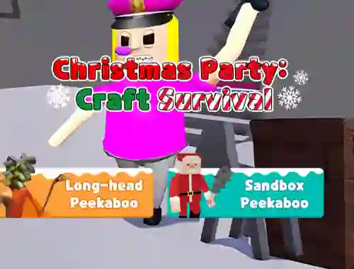 Gêm Christmas Party: Craft Survival ar-lein
