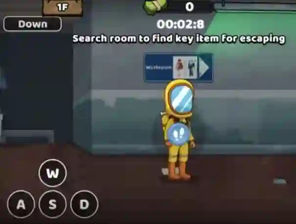 Gêm Escape Room Mystery Key 2 ar-lein