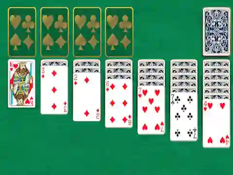 Gêm Klondike Classic Solitaire ar-lein