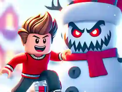 Gêm Jigsaw Puzzle: Roblox Snowball Battle ar-lein