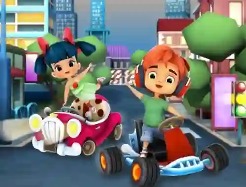 Gêm Kart Hooligans ar-lein