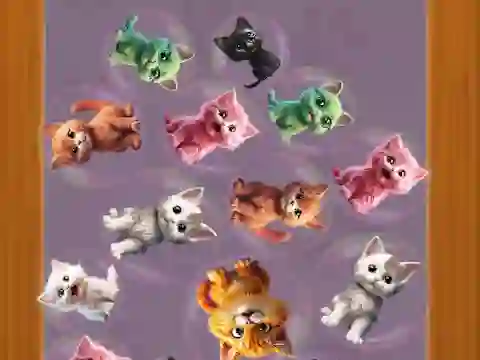 Gêm Merge Cats: 2048! ar-lein