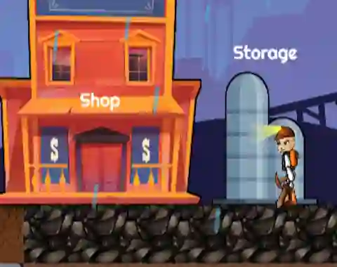 Gêm Dungeon Miner ar-lein