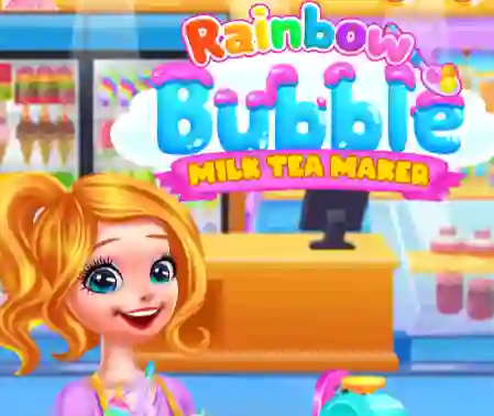 Gêm Rainbow Bubble Milk Tea Maker ar-lein