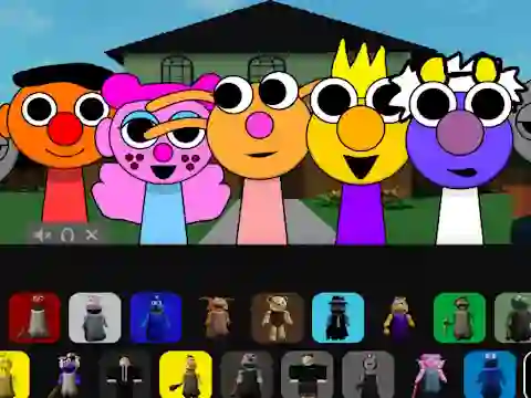 Gêm Sprunki Puppet ar-lein
