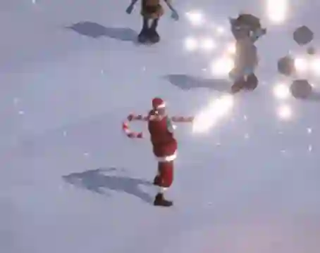 Gêm Santa With Cannon ar-lein