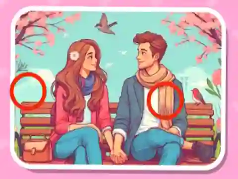 Gêm Find the Differences Couples ar-lein
