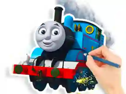 Gêm Coloring Book: Thomas ar-lein
