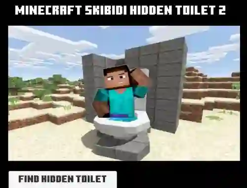 Gêm Minicraft Skibidi Hidden Toilet 2 ar-lein