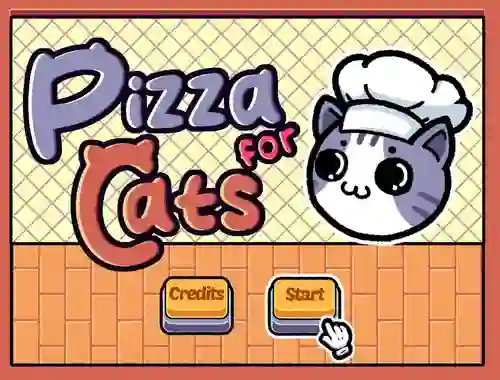 Gêm Pizza for cats ar-lein