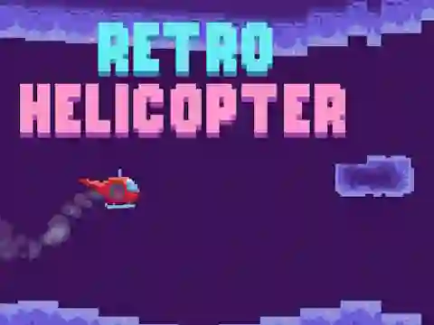 Gêm Retro Helicopter ar-lein