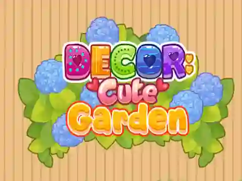 Gêm Decor: Cute Garden ar-lein