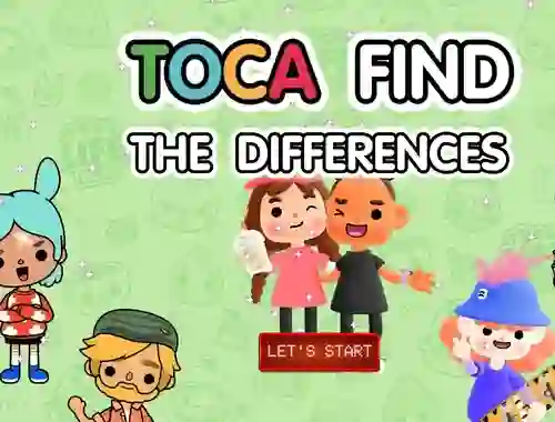 Gêm Toca Find The Differences ar-lein
