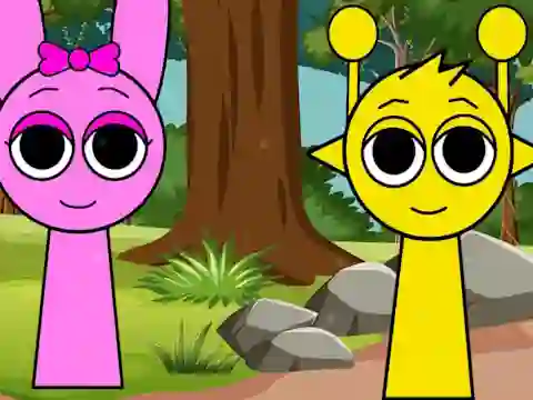 Gêm Hidden Sprunki ar-lein